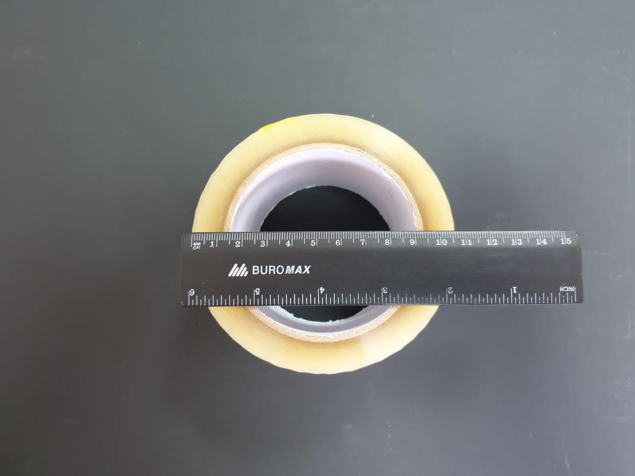 Скотч упаковочный 72 мм х 100 м 40 мкм Прозрачный - фото 2