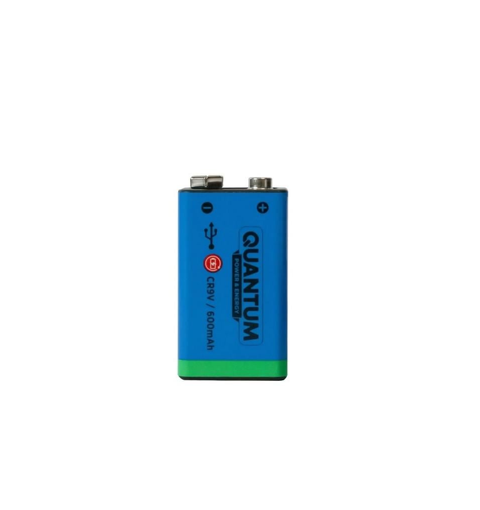 Акумулятор літій-іонний Quantum Type-C CR9V 9V 600 mAh 1 шт. (103750)