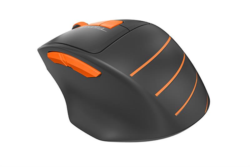 Компьютерная мышка беспроводная A4Tech FG30 Black/Orange (26449375) - фото 2 Компьютерная мышка беспроводная A4Tech FG30 Black/Orange (26449375) - фото 2