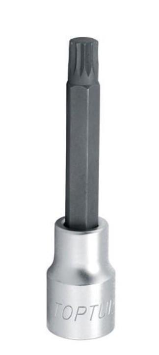 Насадка 1/2" Toptul SPLINE BCJA1612 M12 L 100 мм Насадка 1/2" Toptul SPLINE BCJA1612 M12 L 100 мм