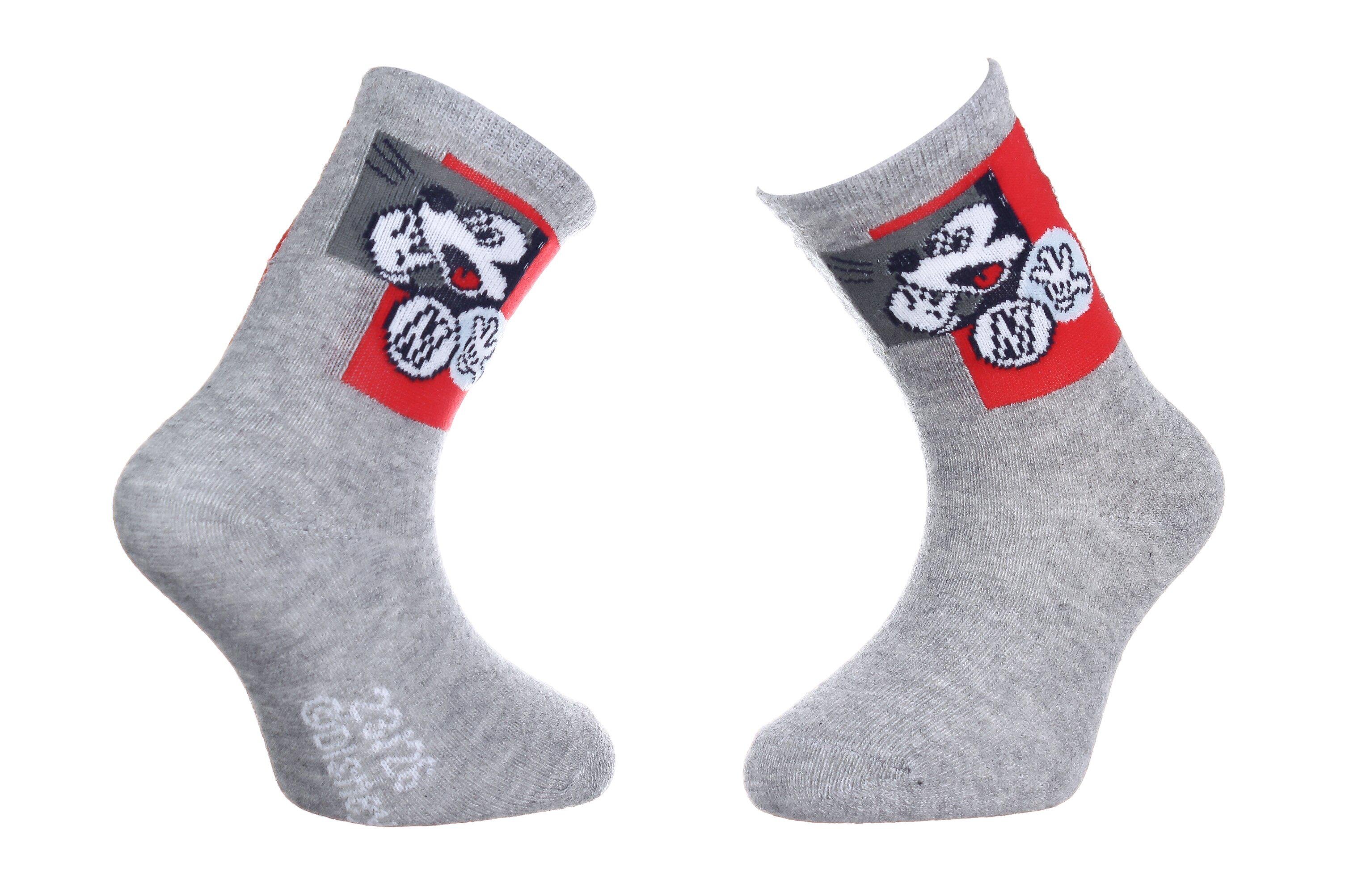 Носки Disney Mickey In Square р. 19-22 Gray (43891247-5)