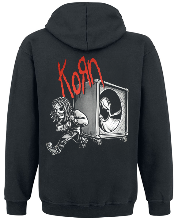 Толстовка с молнией "Korn" Bring The Noise XL Черный (20468) - фото 2