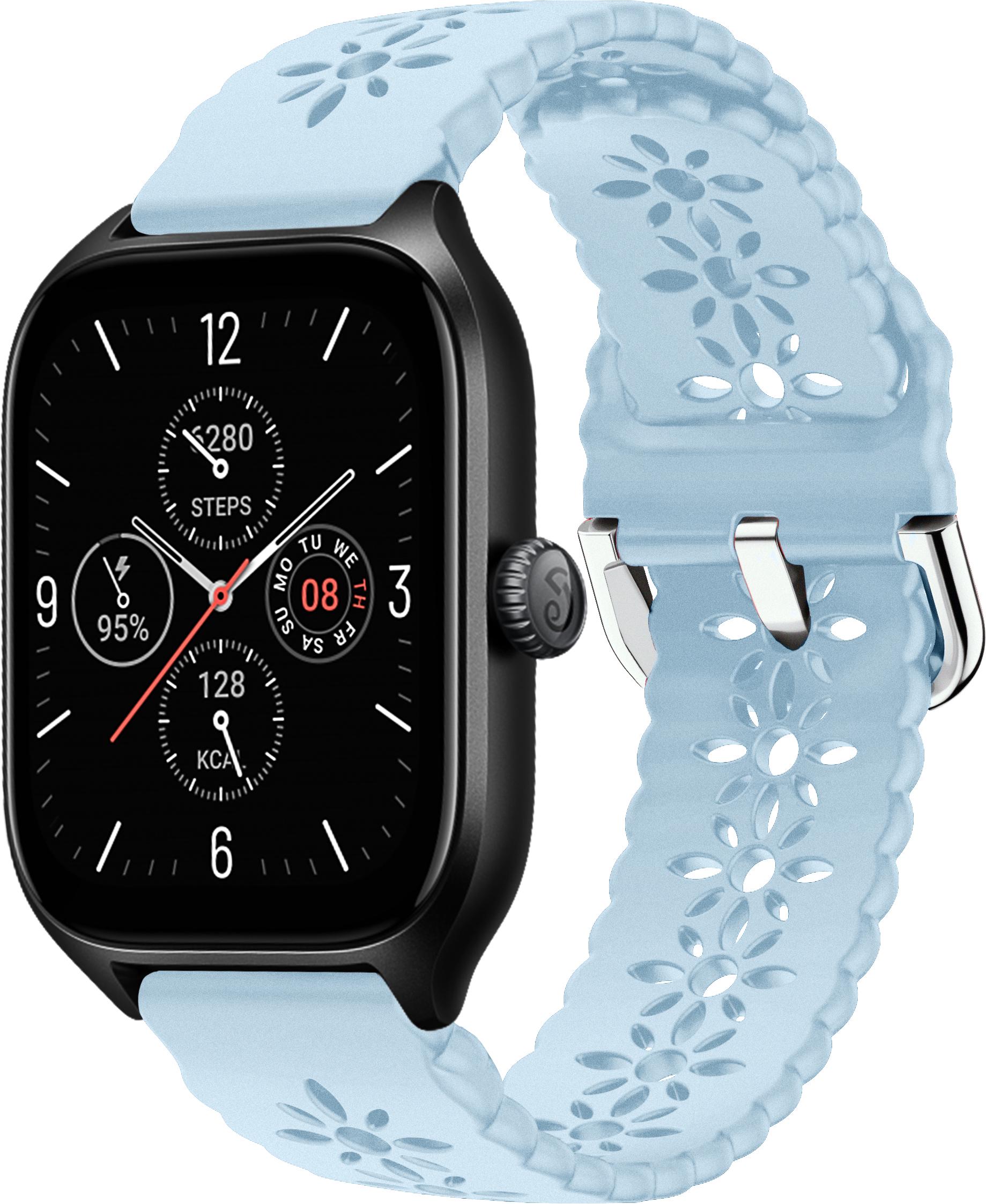 Ремешок Trase для Amazfit GTS 4/mini Blue/Grey (29561-0F) Ремешок Trase для Amazfit GTS 4/mini Blue/Grey (29561-0F)