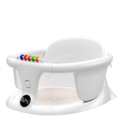 Кресло для купания детское Babyhood с термометром Белый (BH-222W)