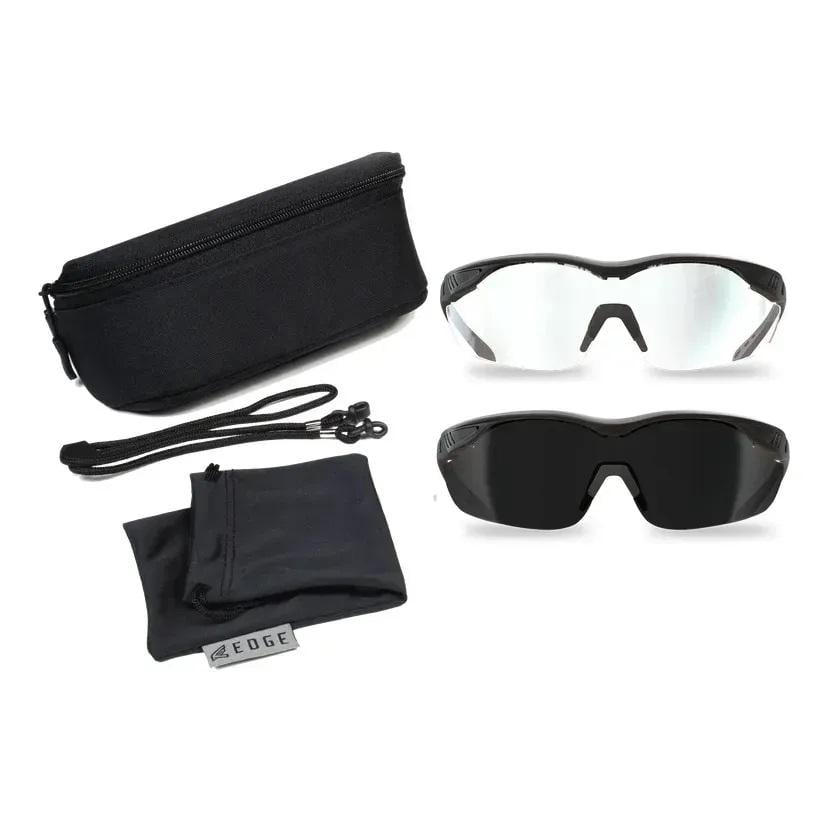 Очки военные баллистические Edge Overlord со сменными линзами Дымчатый/Прозрачный/Черный (3586766)