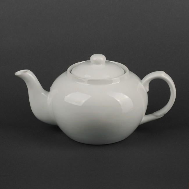 Чайник керамический 900 мл Белый (00819)