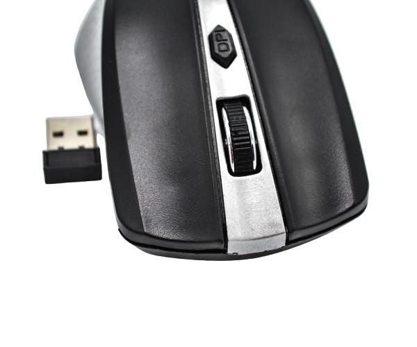 Мишка безпровідна Gembird MUSW-4B-04-GB 1600 DPI Black/Silver - фото 3