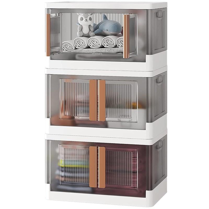 Органайзер-шкаф для хранения вещей модульный передвижной 216 л из 3 ящиков (shafa-72l)