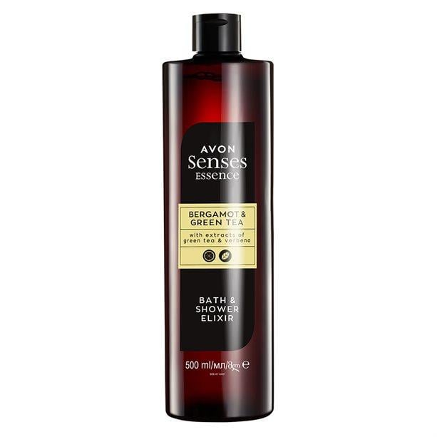 Гель для душа Avon Senses Essence Бергамот и Зеленый чай 500 мл (2130200828)
