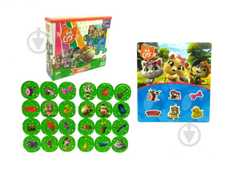 Настольная игра 44 котёнка Лото укр Vladi Toys (VT8055-13) Настольная игра 44 котёнка Лото укр Vladi Toys (VT8055-13)