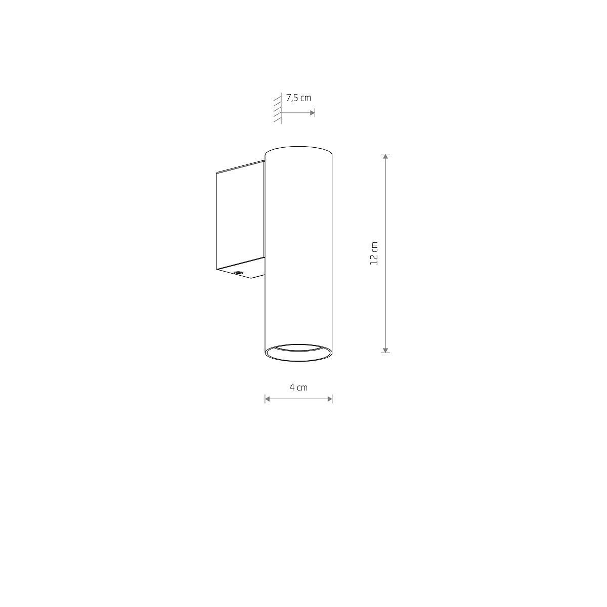 Светильник Nowodvorski 10889 Fourty Wall S GU10 1x10W (2229957183) - фото 6