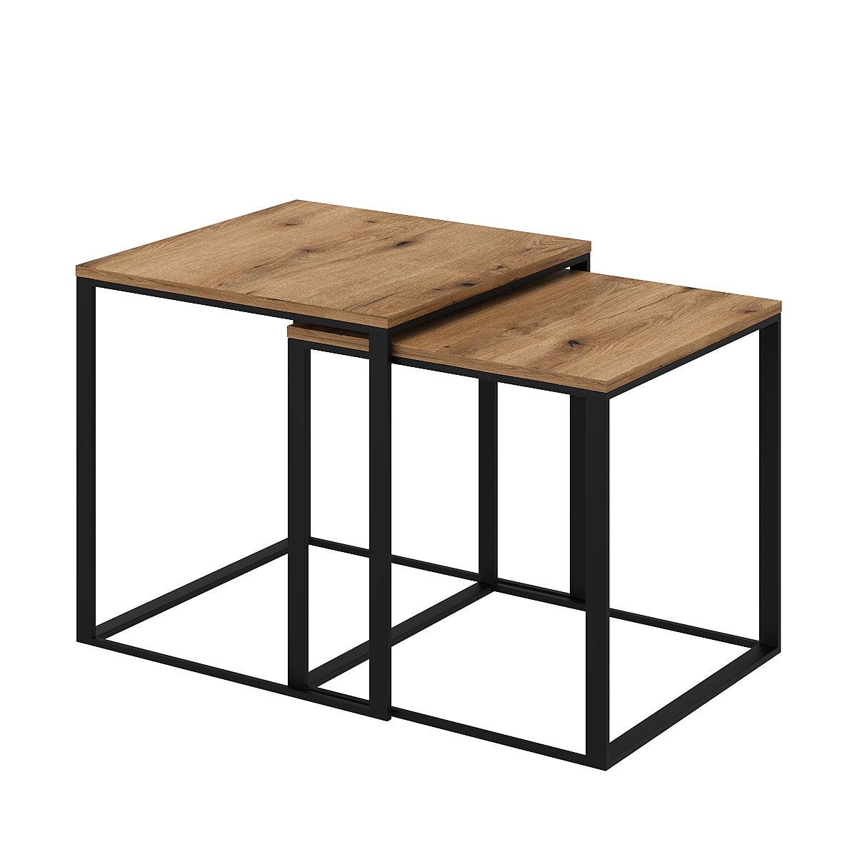 Журнальный столик Ascet 2в1 530x530x530 мм Дуб Эвок (GAAS14100000030) - фото 1 Журнальный столик Ascet 2в1 530x530x530 мм Дуб Эвок (GAAS14100000030) - фото 1