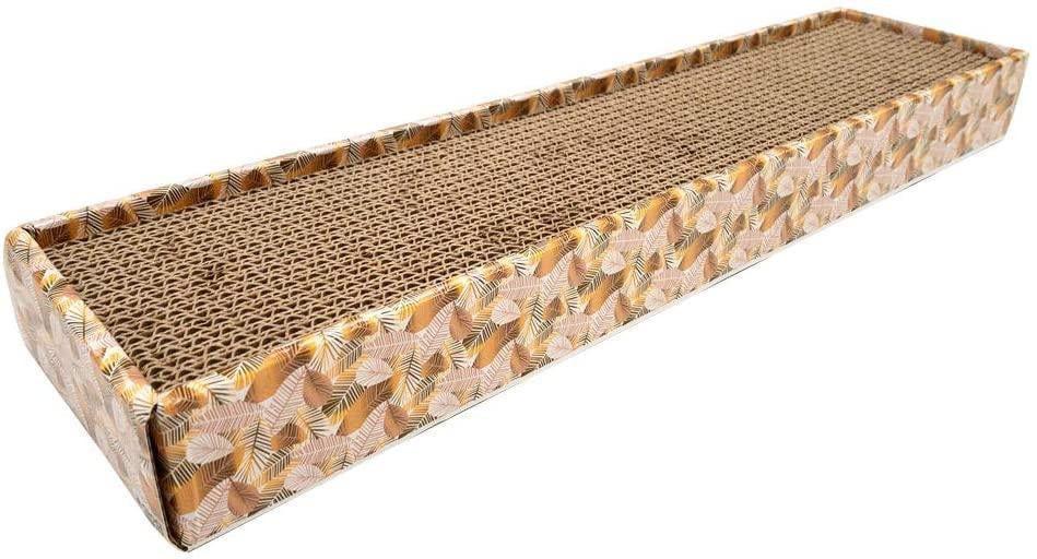 Когтеточка с кошачьей мятой Croci Homedecor Texture Dimensions из гофрокартона 48х12х5 см
