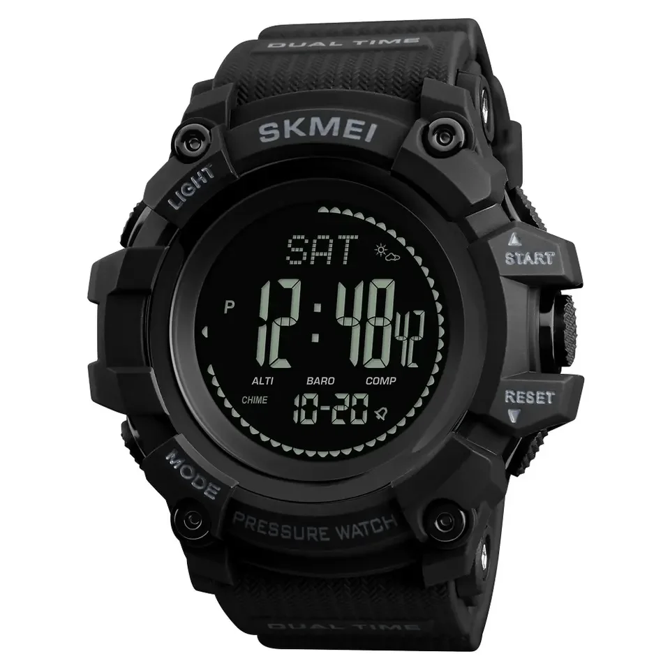 Годинник багатофункціональний Skmei 1358 Black (skm1358bk)