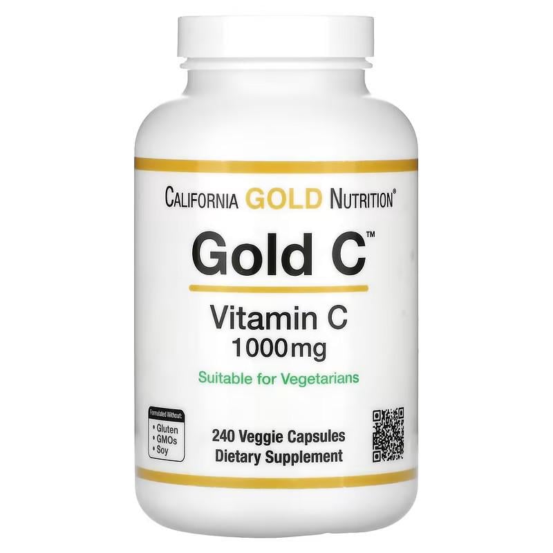 Витамин C CGN Gold Vitamin C 1000 мг 240 caps (CGN-00932)