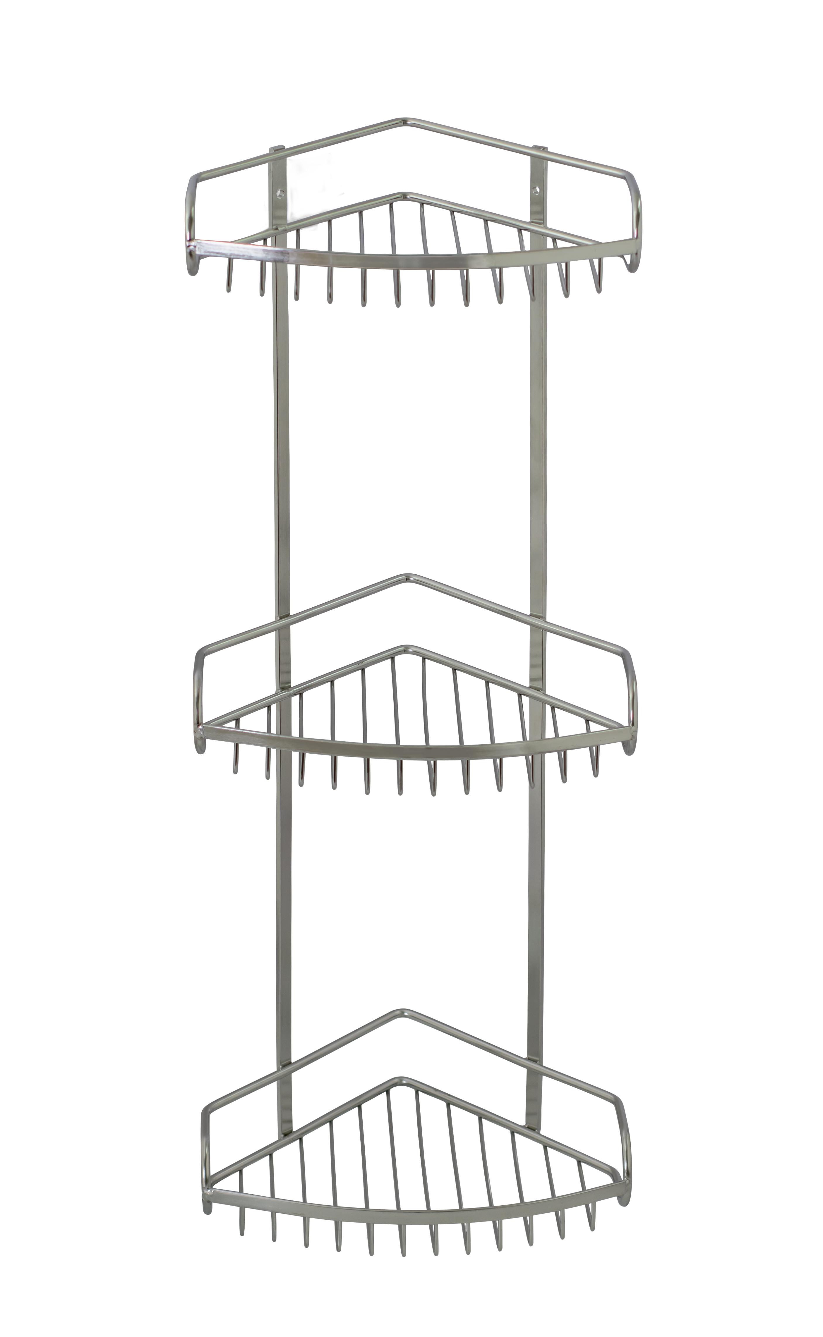 Полка угловая 3-ярусная SS (42103)