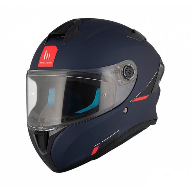 Мотошолом MT HELMETS Targo S Solid A7 ECE 22.06 L Matt Blue (29895) - фото 1