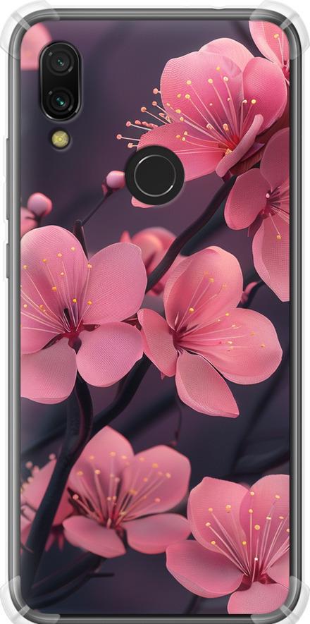 Чехол на Xiaomi Redmi 7 Пурпурная сакура (6075sp-1669-42517)