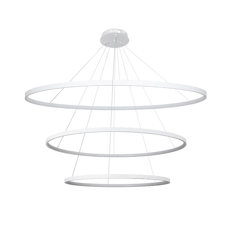 Люстра подвесная светодиодная Levistella 7529832-3A 600/800/1000 мм Белый