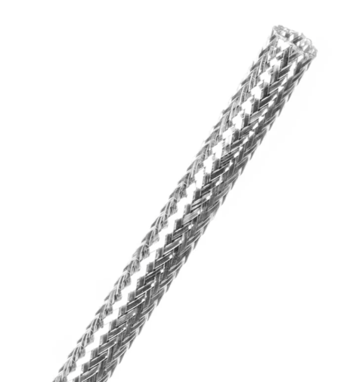 Оплетка круглая имитация Metallic JDD Tech 12 12 мм диапазон растяжки 10–16 мм/1 м.п. Черный (MCR-0)