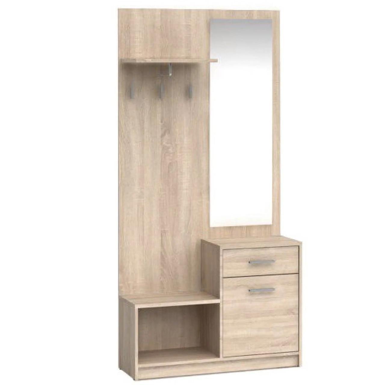 Прихожая с зеркалом Гербор Непо PPK Дуб Сонома (GRB-1261)