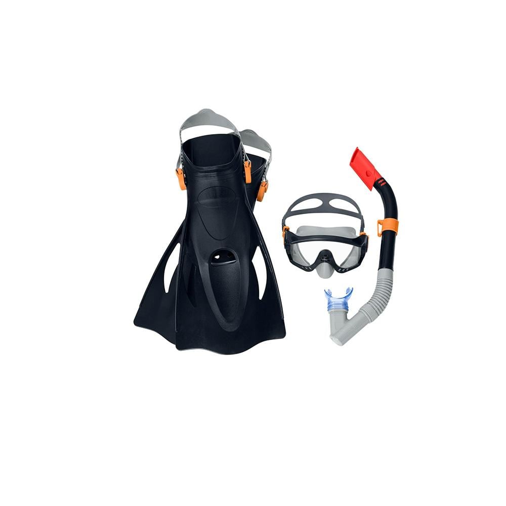 Набір для плавання Bestway 25020 маска/трубка/ласти L від 14 років.