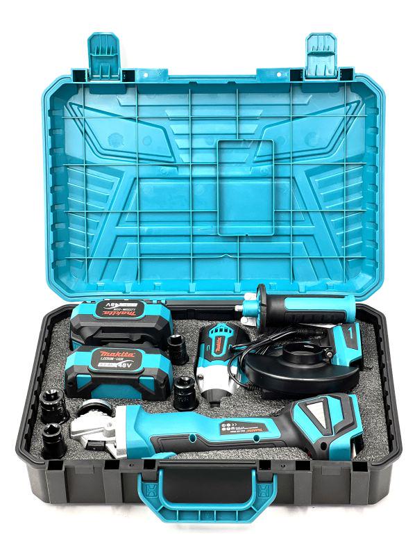 Набор аккумуляторный Makita 2в1 бесщеточный 48 V 6Ah гайковерт DTW385/болгарка DGA506ZPRO (25005902) - фото 6 Набор аккумуляторный Makita 2в1 бесщеточный 48 V 6Ah гайковерт DTW385/болгарка DGA506ZPRO (25005902) - фото 6