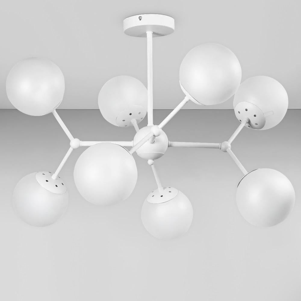 Люстра-молекула потолочная Light House SR-20098/8 WT D700хH450 Белый