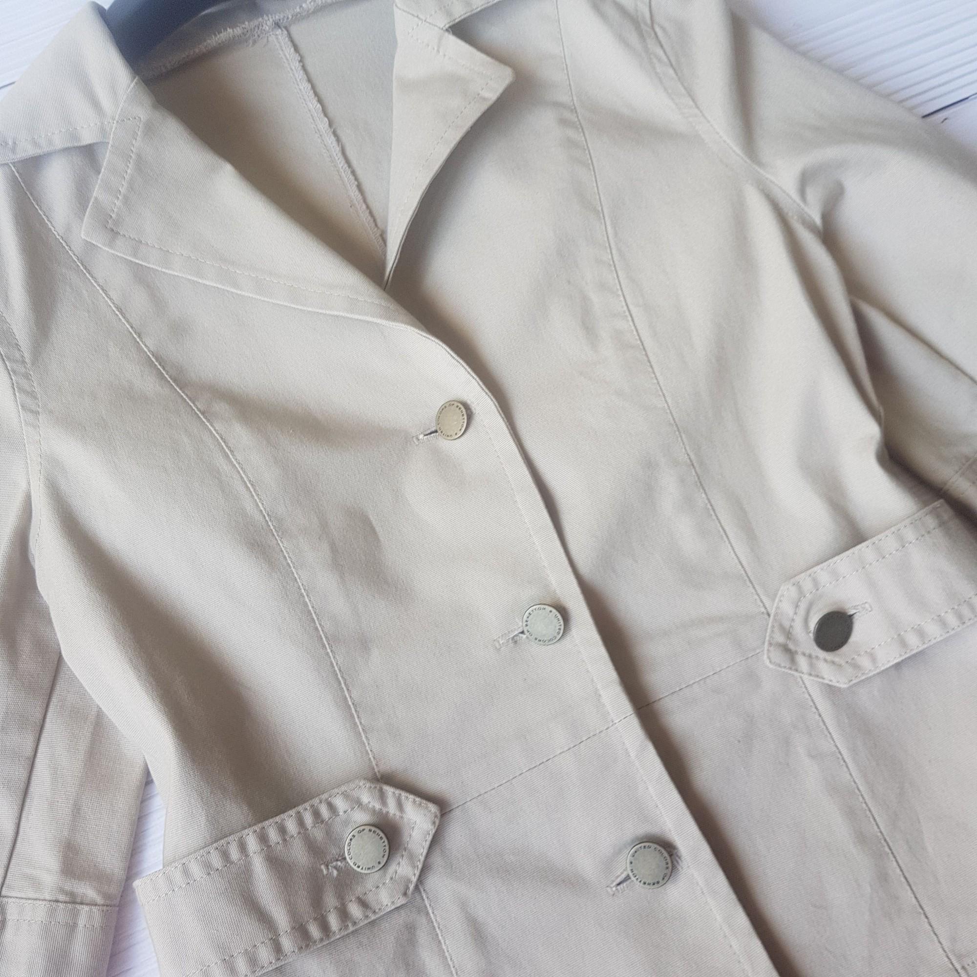 Пиджак на пуговицах G&N 8434 S Бежевый (42) - фото 6