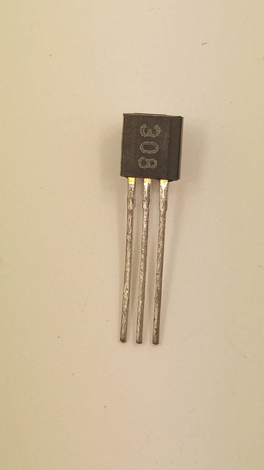 Транзистор BC308B pnp 0.1A/30V TO-92 (31807)
