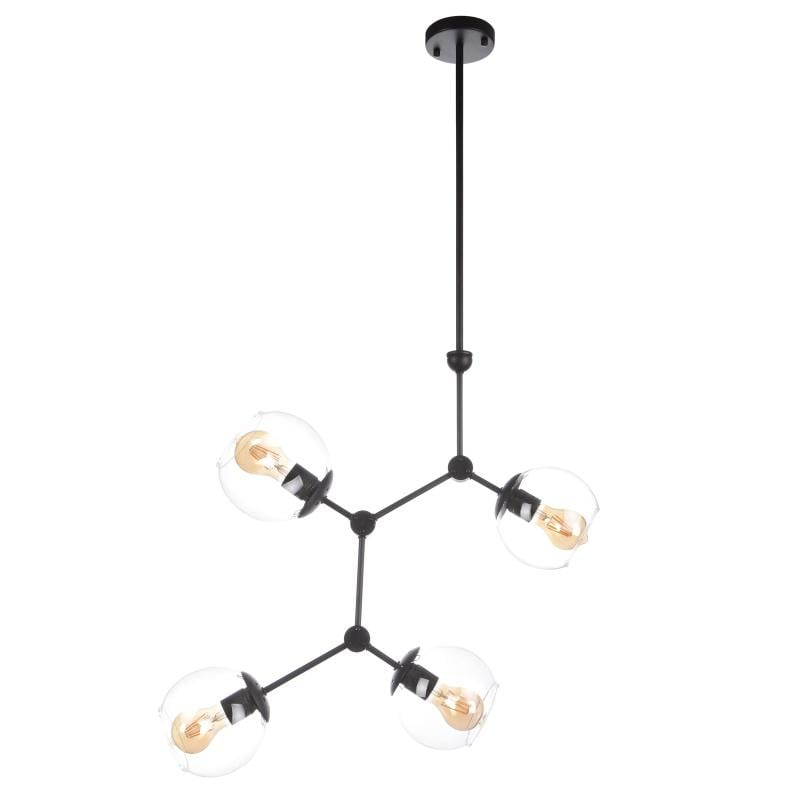 Люстра лофт молекула модо Brille BL-338S/4 E27