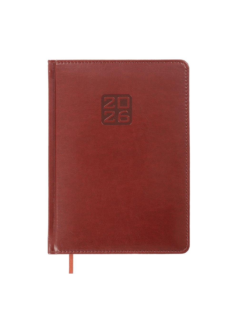 Ежедневник Buromax 2026 BRAVO А5 датированный Коричневый (BM.2112-25)