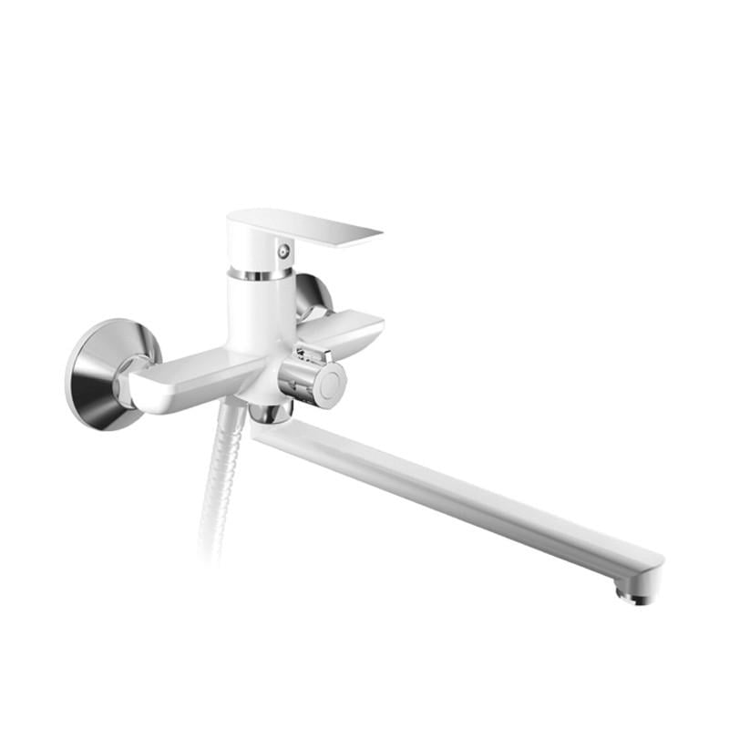 Смеситель для ванны Haiba Alex 006 Euro White-Chrome латунь Белый (HB9567)