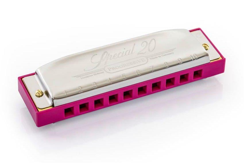 Губна гармошка Hohner Progressive Special 20 Pink M568016 C-major (128118)