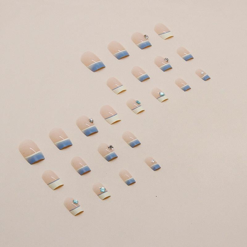 Накладные ногти с клеем Bananahall Z529 24 шт. Синий (A9877) - фото 3 Накладные ногти с клеем Bananahall Z529 24 шт. Синий (A9877) - фото 3