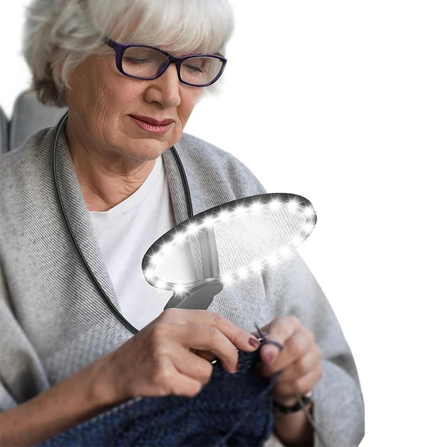 Увеличительное стекло нашийное GOSPO ручное двукратное с магнитом с подсветкой от USB 4в1 (L-0001) - фото 2 Увеличительное стекло нашийное GOSPO ручное двукратное с магнитом с подсветкой от USB 4в1 (L-0001) - фото 2