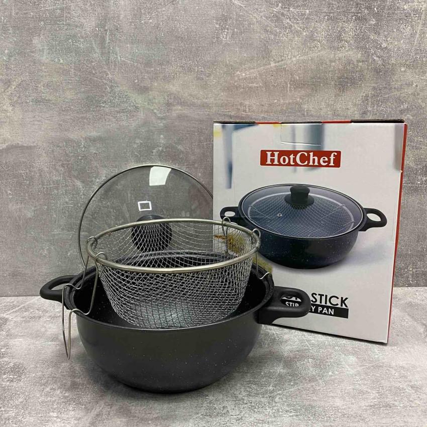 Кастрюля-фритюрница A-PLUS 24 FP со стеклянной крышкой 24 см (1900747602) - фото 3 Кастрюля-фритюрница A-PLUS 24 FP со стеклянной крышкой 24 см (1900747602) - фото 3