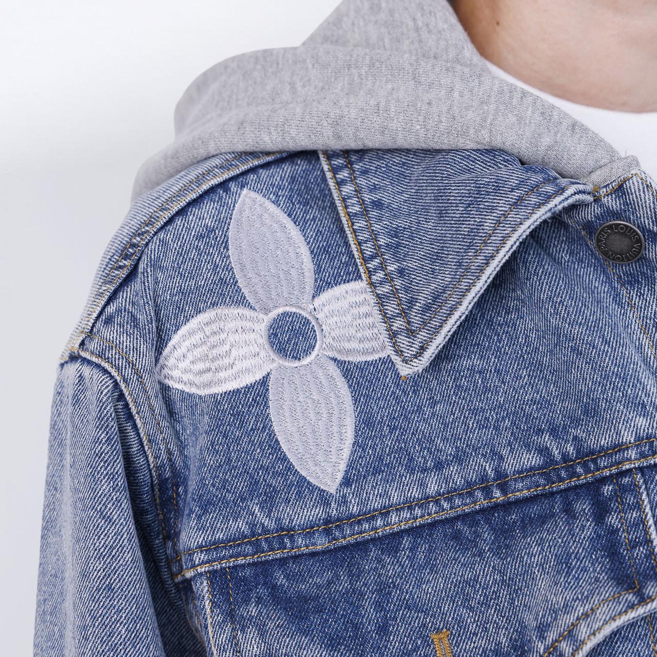 Жакет жіночий джинсовий Louis Vuitton M Синій (2797308591) - фото 6