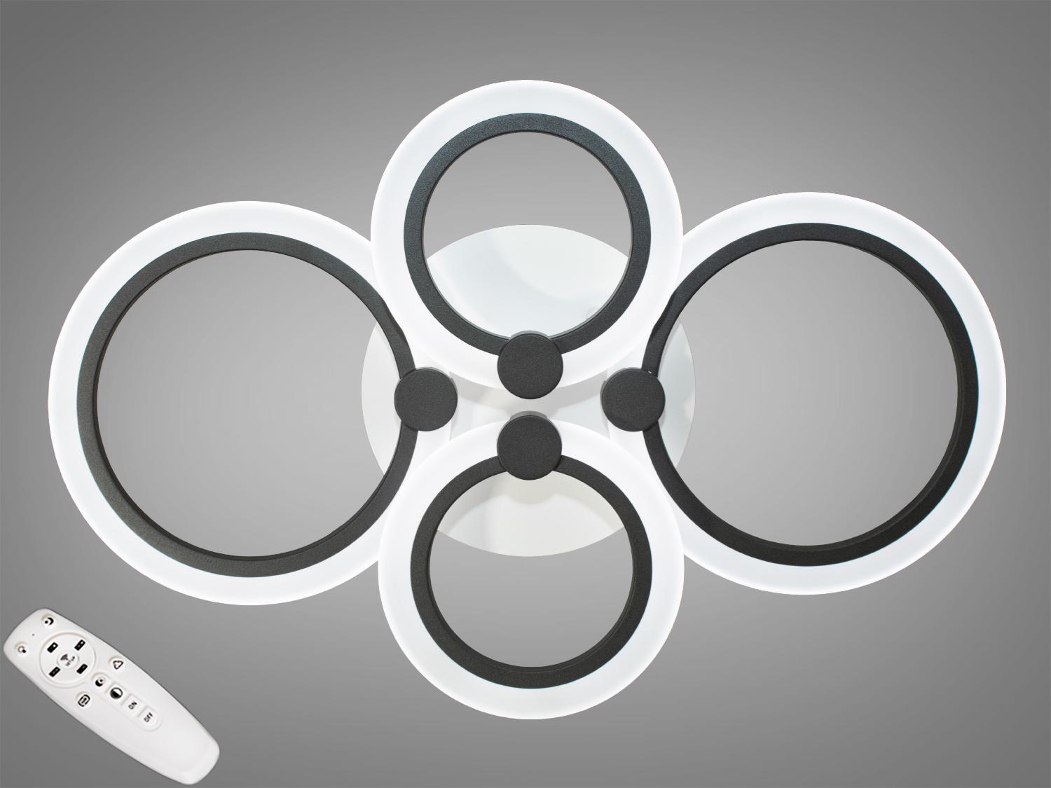 Люстра светодиодная Diasha 55 Вт (A8022/4BK)