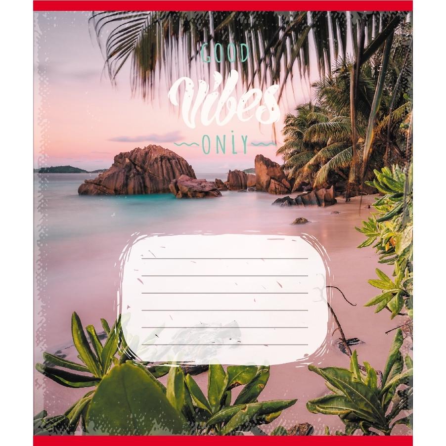 Шкільний зошит Вайб 024-550429K-2 в клітинку 24 аркуші (RLT55298)