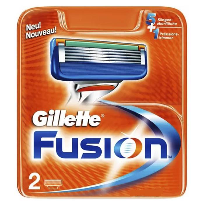 Сменные кассеты для бритья Gillette Fusion 2 шт. (1651779540)