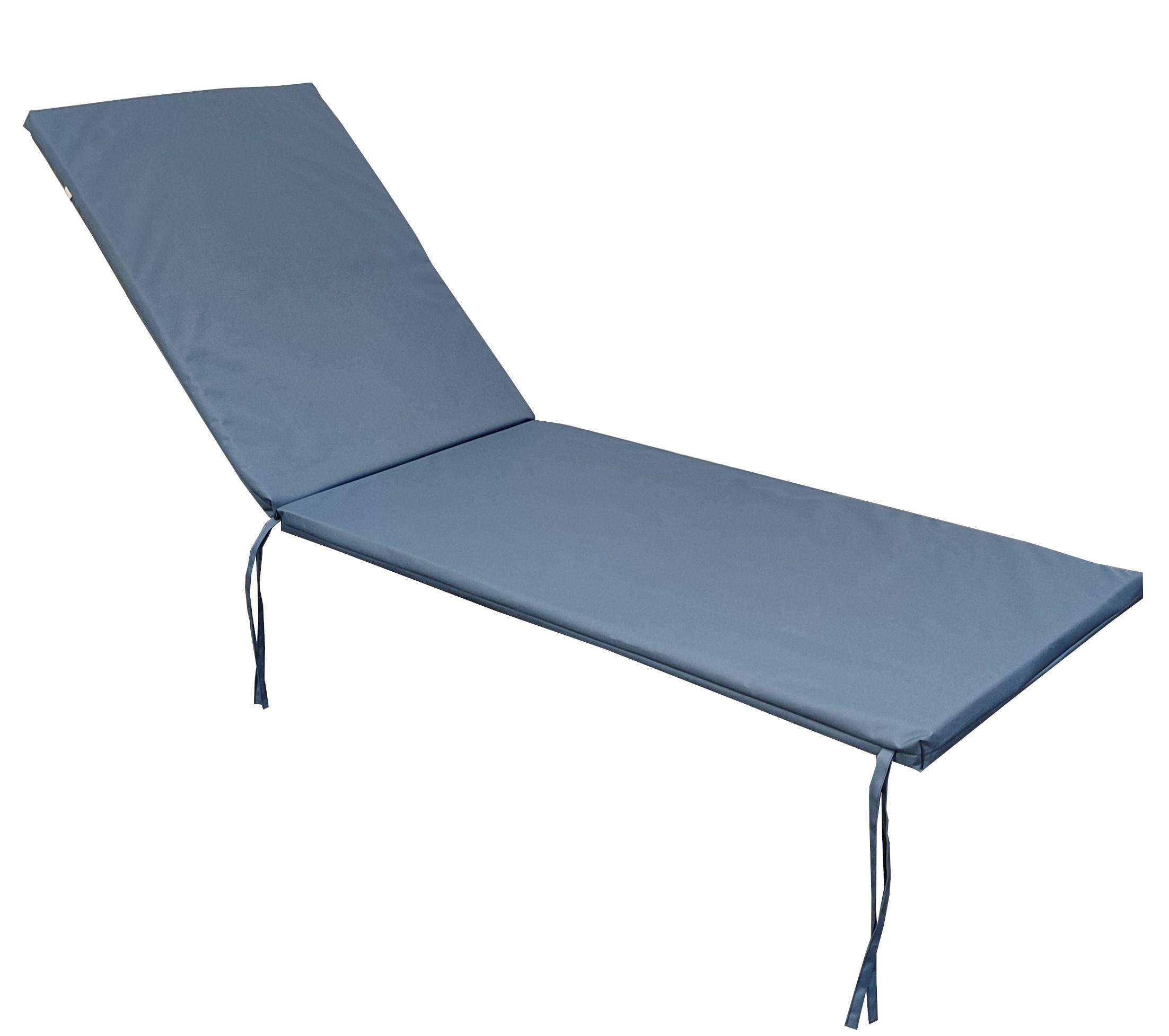 Матрас для шезлонга eGarden RIO 195x58x4 см Джинсовый (5742) - фото 1 Матрас для шезлонга eGarden RIO 195x58x4 см Джинсовый (5742) - фото 1