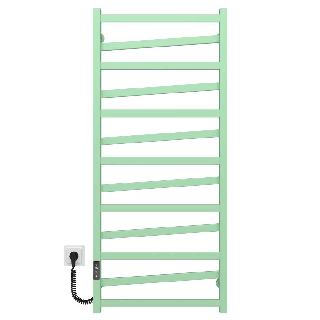 Полотенцесушитель электрический HeatPro Astrid P13 Pastel green RAL6019 левостороннее подключение 1200x500 мм Зеленый (AH-AS120050013EPL)