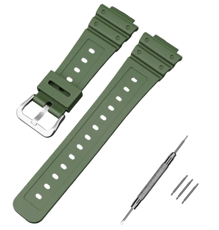 Ремінець для Casio G-Shock GA-2100/2110 Army Green SI Ремінець для Casio G-Shock GA-2100/2110 Army Green SI