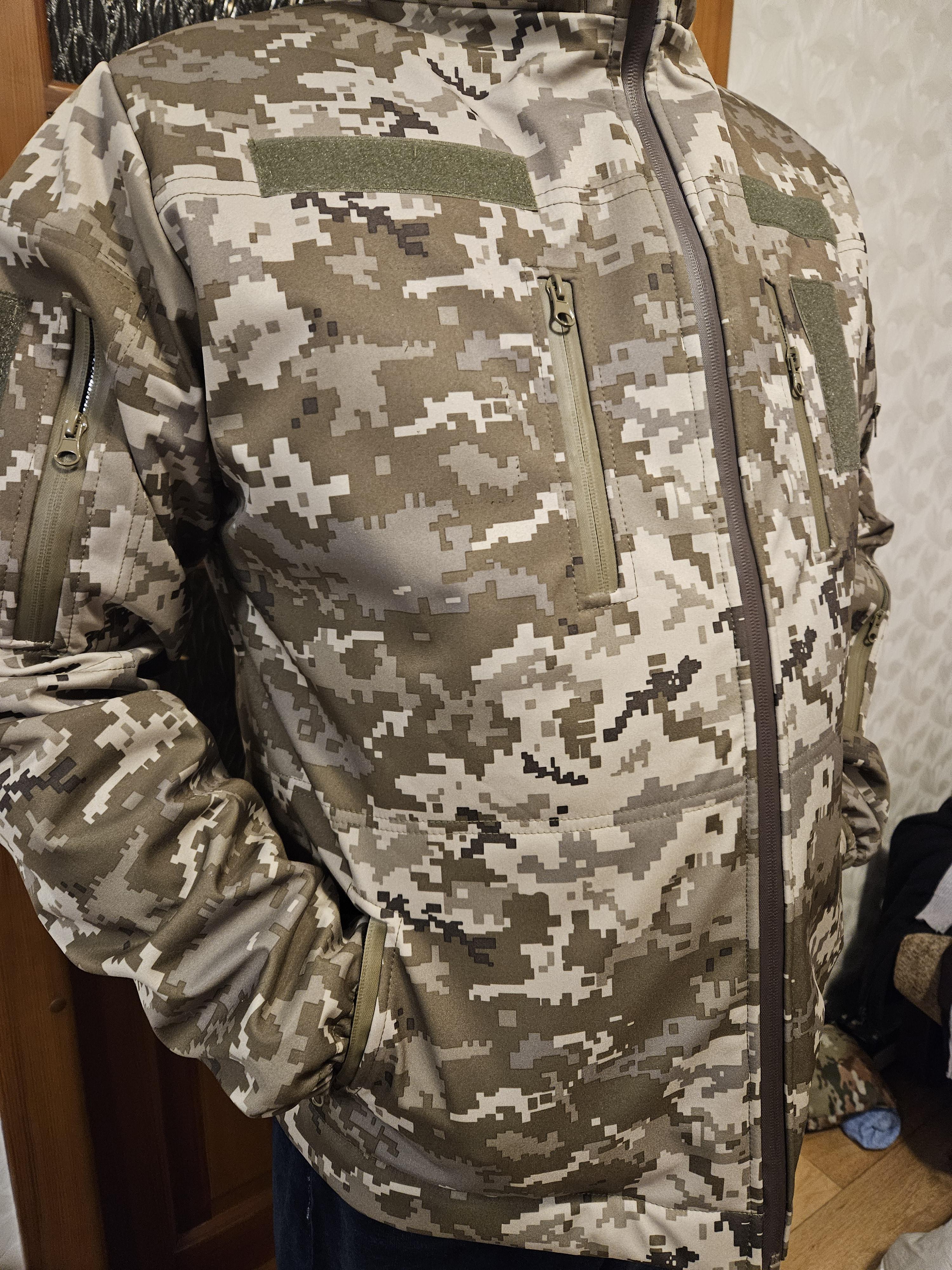 Куртка Софт шел р. 56-58 Піксель (13) - фото 3 Куртка Софт шел р. 56-58 Піксель (13) - фото 3