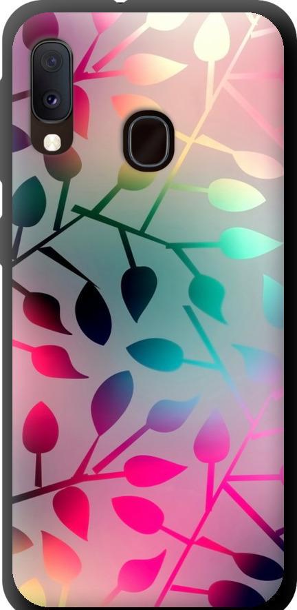 Чехол на Samsung Galaxy A20e A202F Листья (2235b-1709-42517)