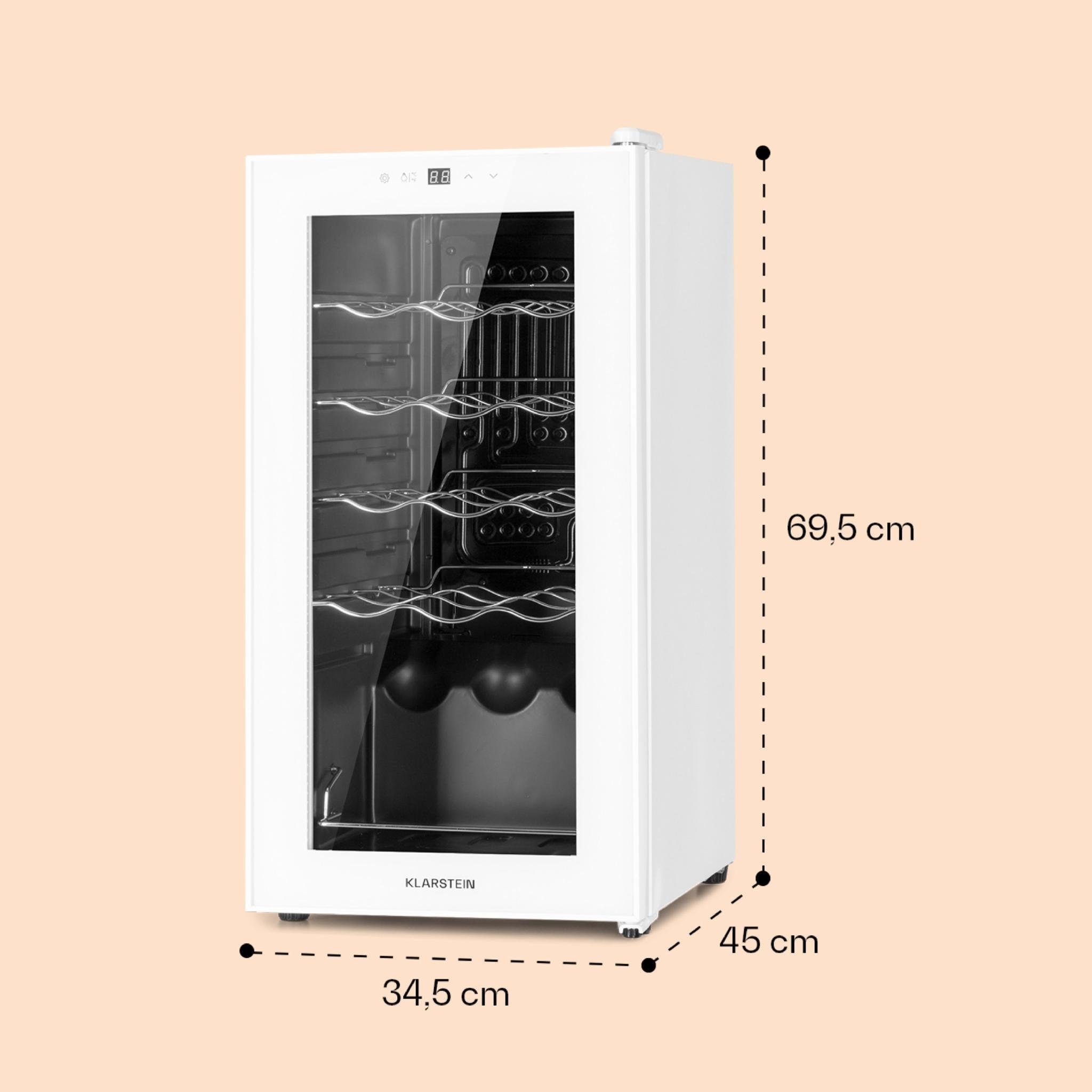 Винный холодильник KLARSTEIN Shiraz 15 Slim Uno (10045889) - фото 5