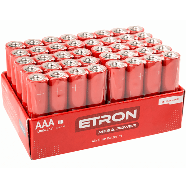 Батарейки Etron Mega Power AAA LR03 40 шт.