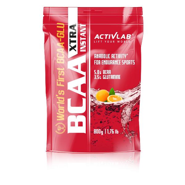 Амінокислота BCAA для спорту Activlab BCAA Xtra Instant 800 г 80 порцій Orange