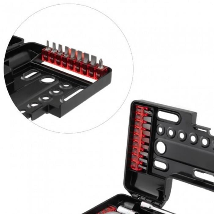 Набір викруткових насадок та головок Intertool STORM VT-3657 з тріскачкою 57 шт. (1526594248) - фото 3 Набір викруткових насадок та головок Intertool STORM VT-3657 з тріскачкою 57 шт. (1526594248) - фото 3